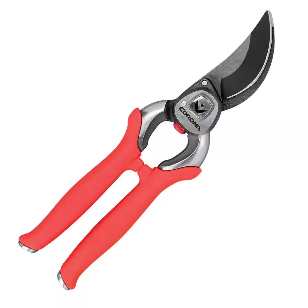 Procut 1 In. Cut Capacity High Carbon Steel Blade with Full Steel Core Handles Bypass Hand Pruner