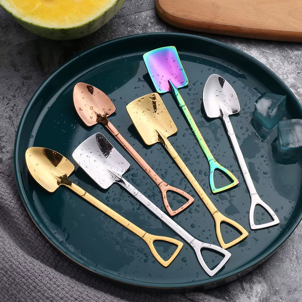 Retro Ice Cream Dessert Spoon