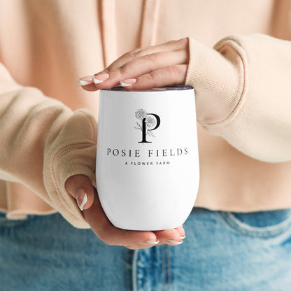 The Posie Fields Wine tumbler